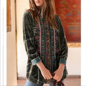 Johnny Was // Shanelle Velvet Tunic